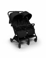 Tweeling buggy Baninni Adige Zwart - Luxe tweeling wandelwagen - Twinbuggy