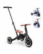 Billy 4 in1 Driewieler met duwstang - Loopfiets - Balance Bike - Gio - Grijs