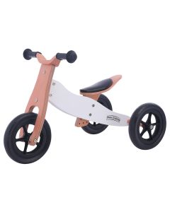 Free2Move 2 in 1 Loopfiets - Driewieler - Balance Bike - Brown-White