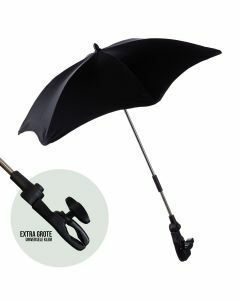 FreeON universele Parasol met klem voor buggy, kinderwagen of wandelwagen - Zwart