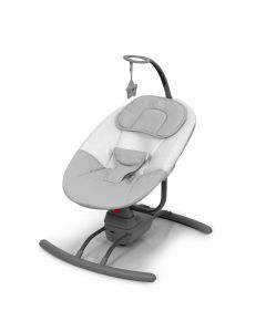 Baninni Babyschommel met speelboog - Schommelstoel - Babyswing - Sereno - Lichtgrijs