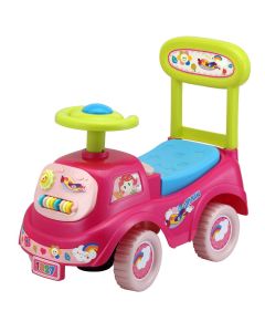 Free2Move by FreeON Loopauto - Kid's Rider voor kinderen vanaf 1 jaar - Ride On - Pink Airplane